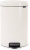 Brabantia Newicon Pedaalemmer 20 Liter Met Kunststof Binnenemmer Soft Beige online kopen