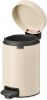 Brabantia Newicon Pedaalemmer 3 Liter Met Kunststof Binnenemmer Soft Beige online kopen