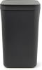 Brabantia Sort & Go Afvalemmer 25 Liter Dark Grey online kopen