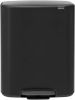 Brabantia Bo Pedaalemmer 2 X 30 Liter Met 2 Kunststof Binnenemmer Matt Black online kopen