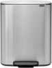 Brabantia Bo Pedaalemmer 2 X 30 Liter Met 2 Kunststof Binnenemmer Matt Steel Fingerprint Proof online kopen