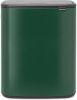 Brabantia Bo Touch Bin Afvalemmer 2 X 30 Liter Met 2 Kunststof Binnenemmers Pine Green online kopen