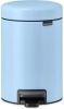 Brabantia Newicon Pedaalemmer 3 Liter Met Kunststof Binnenemmer Dreamy Blue online kopen