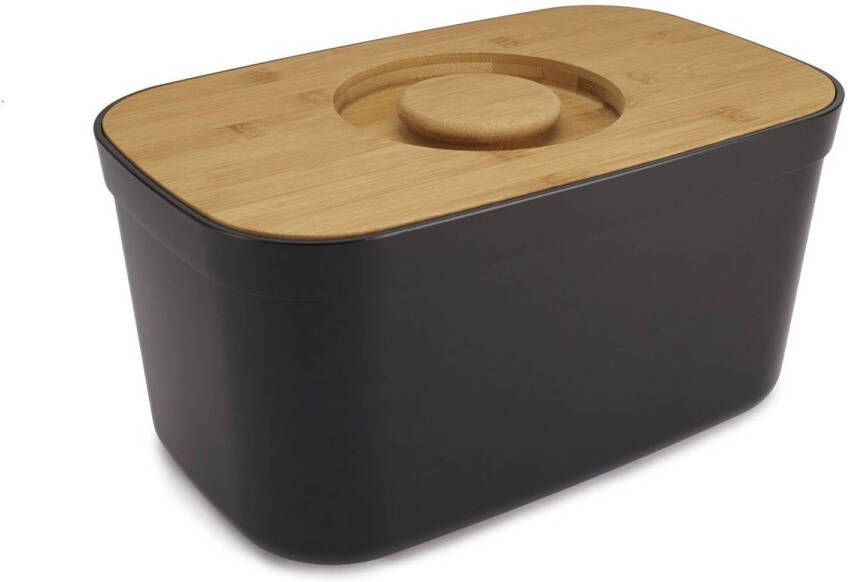 Joseph Broodtrommel Met Snijplank Zwart