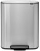 Brabantia Bo Pedaalemmer 2 X 30 Liter Met 2 Kunststof Binnenemmer Matt Steel Fingerprint Proof online kopen