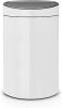 Brabantia Touch Bin Afvalemmer 40 Liter Met Kunststof Binnenemmer White online kopen