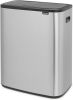 Brabantia Bo Touch Bin Afvalemmer 2 X 30 Liter Met 2 Kunststof Binnenemmers Matt Steel Fingerprint Proof online kopen